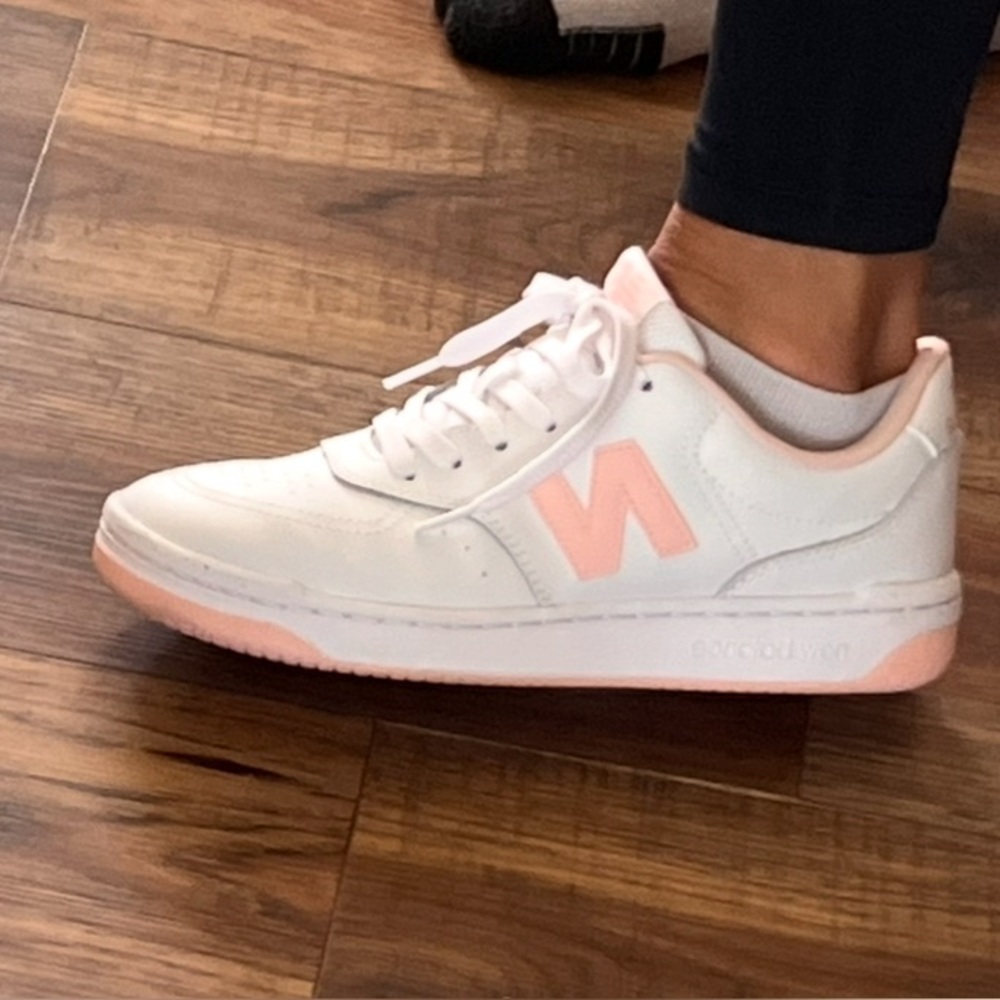 New Balance, low top, pink/white
